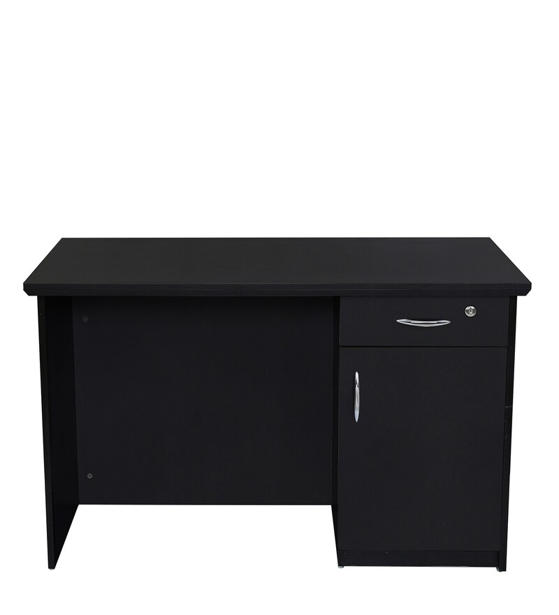 Buy Agate Office Table in Wenge Colour by Fullstock Online Work Stations Office Tables