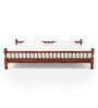 Agastya Sheesham Wood King Size Bed In Provincial Teak Finish