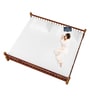 Agastya Sheesham Wood King Size Bed In Provincial Teak Finish