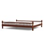 Agastya Sheesham Wood King Size Bed In Provincial Teak Finish