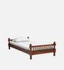 Agastya Sheesham Wood Single Bed in Scratch Resistant Honey Oak Finish