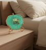 Agate Collect Moments Not Things Showpiece With Metal Stand Turquoise