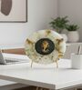 Agate Metal Ganesha Big Showpiece With Metal Stand