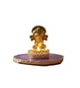 Purple Agate Metal Ganesha Tealight Holder