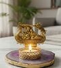 Pink Agate Metal Radha Krishna Tealight Holder