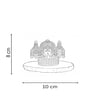 Pink Agate Metal Vankateshwer Tealight Holder