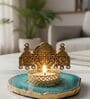 Turquoise Agate Metal Vankateshwer Tealight Holder