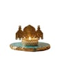 Turquoise Agate Metal Vankateshwer Tealight Holder
