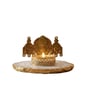 White Agate Metal Vankateshwer Tealight Holder