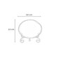 Agate Metal Venteshwar Showpiece With Metal Stand White
