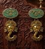 Agate Shubh Labh Metal Ganesha Hangings