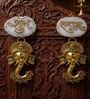 Agate Shubh Labh Metal Ganesha Hangings