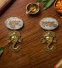 Agate Shubh Labh Metal Ganesha Hangings