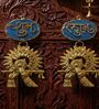Agate Shubh Labh Metal Krishna Bansi Hangings