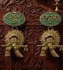 Agate Shubh Labh Metal Krishna Bansi Hangings