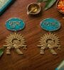 Agate Shubh Labh Metal Krishna Bansi Hangings