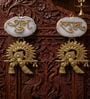 Agate Shubh Labh Metal Krishna Bansi Hangings