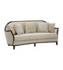 AGATE WOODEN FABRIC SOFA 3S