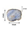 Agate Zodiac Sign Aquarius Coaster for Bar, Beer, Coffee, Tea
