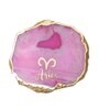 Agate Zodiac Sign Aries Coaster for Bar, Beer, Coffee, Tea