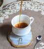 Agate Zodiac Sign Leo Coaster for Bar, Beer, Coffee, Tea