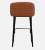 Agnetha Metal Bar Chair In Brown Colour