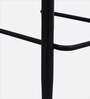 Agnetha Metal Bar Chair In Brown Colour