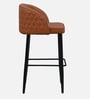 Agnetha Metal Bar Chair In Brown Colour
