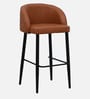 Agnetha Metal Bar Chair In Brown Colour