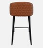 Agnetha Metal Bar Chair In Brown Colour