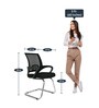 Agronomo Breathable Mesh Cantilever Chair in Black Colour
