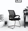 Agronomo Breathable Mesh Cantilever Chair in Black Colour