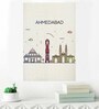 Ahmedabad Canvas Unframed Art Print in 12inches x 18 inches