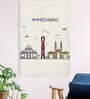 Ahmedabad Canvas Unframed Art Print in 12inches x 18 inches
