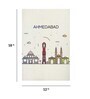 Ahmedabad Canvas Unframed Art Print in 12inches x 18 inches