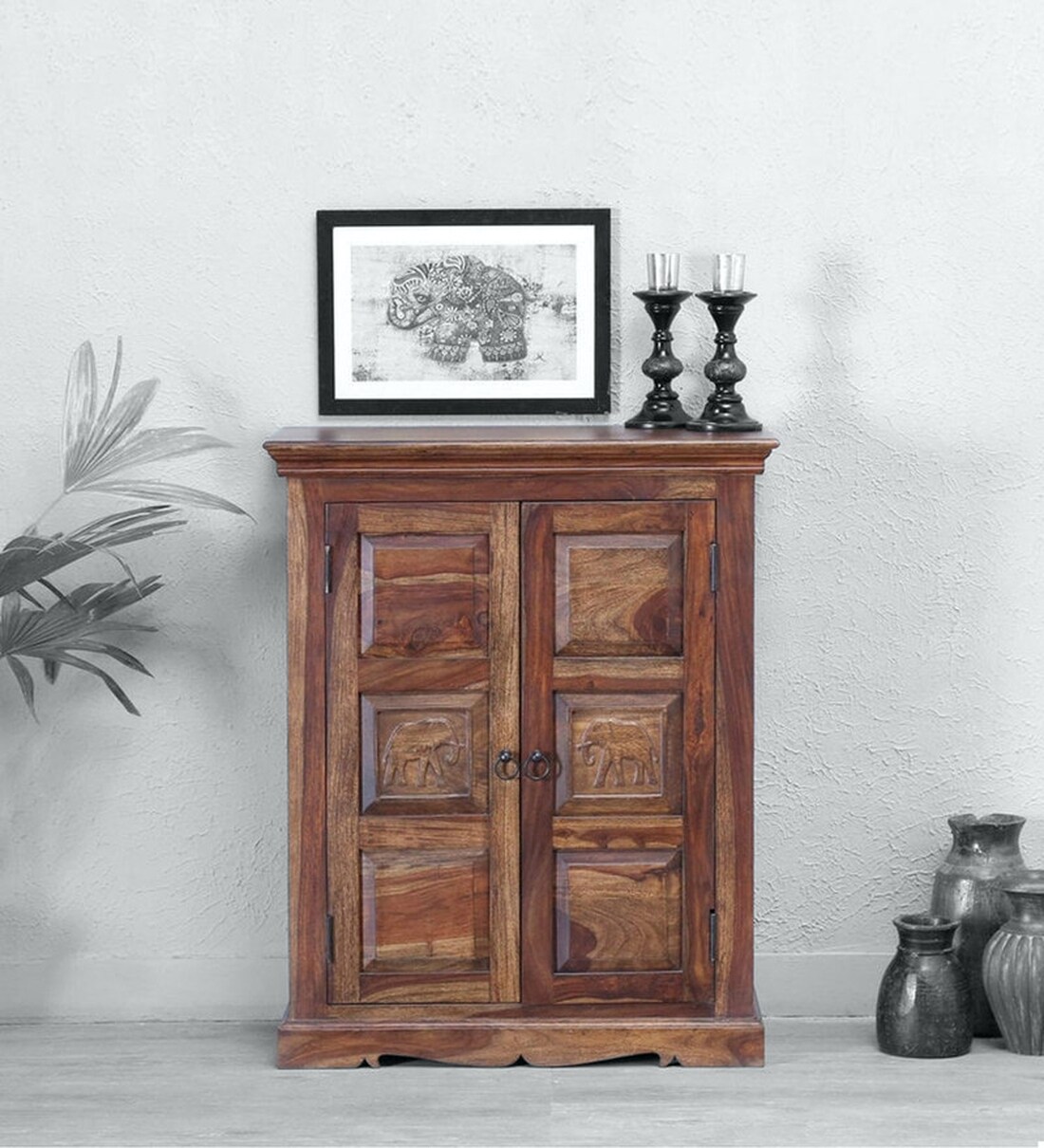 Buy Airavana Solid Wood In Provincial Teak Finish By Mudramark