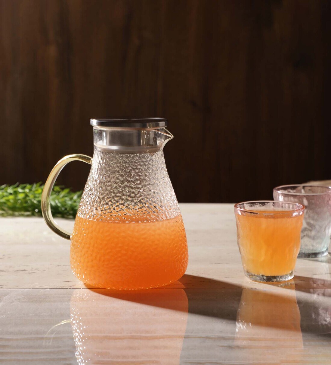 Buy Airtight 1.6 Ltr Glass Water Jug by The Decor Mart Online Jugs