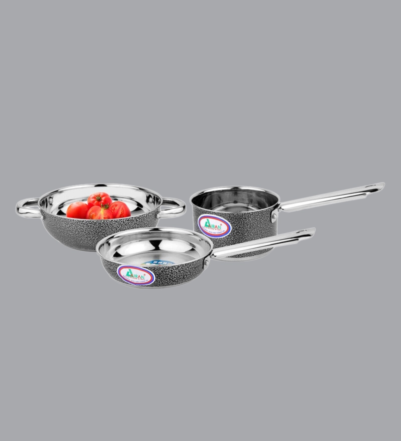 Buy Stainless Steel Induction-base Cookware-Set of 3 Online ...