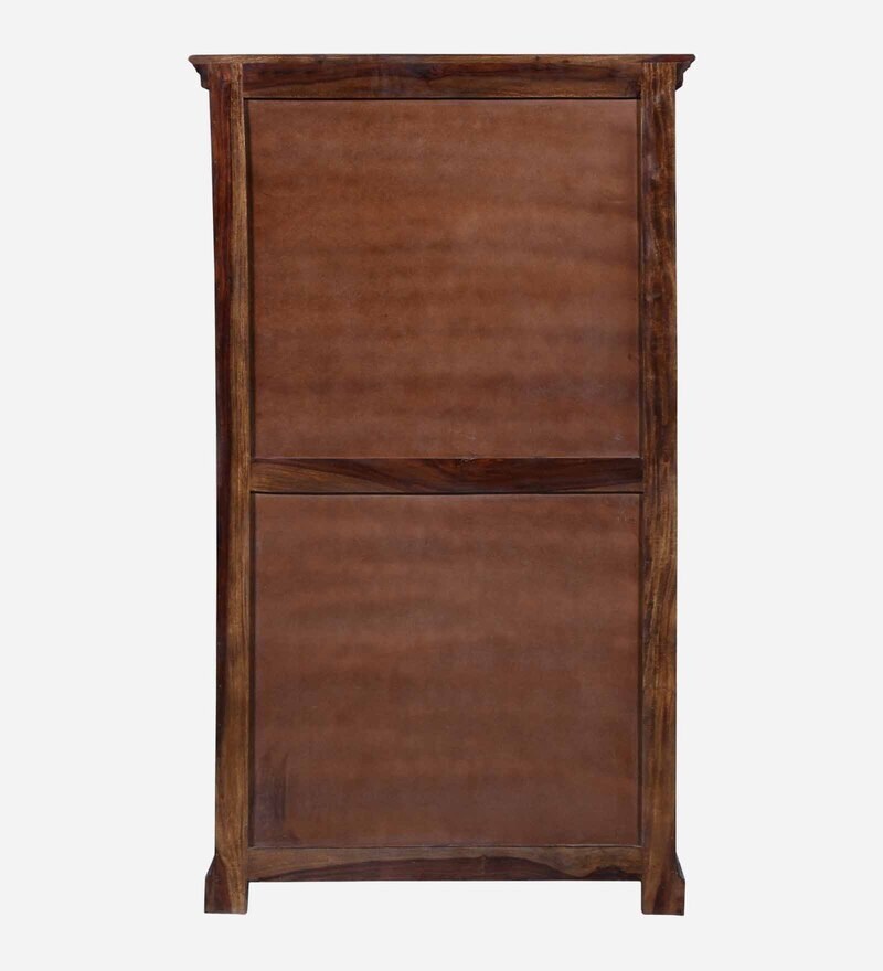 Buy Airavana Sheesham Wood Door Wardrobe In Provincial Teak Finish Online Door Wardrobes