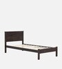 Aika Solid Wood Single Bed in Warm Chestnut Finish