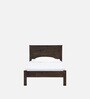 Aika Solid Wood Single Bed in Warm Chestnut Finish