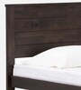 Aika Solid Wood Single Bed in Warm Chestnut Finish