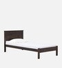 Aika Solid Wood Single Bed in Warm Chestnut Finish