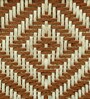 Aiken Metal Chair in Black Colour With White and Brown Cotton Rope