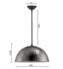 Ainaro Nickel Nickel Metal Hanging Light