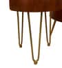 Ainianos Mango Wood Coffee Table Set In Honey Oak Finish