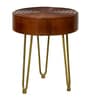 Ainianos Mango Wood Coffee Table Set In Honey Oak Finish