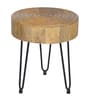 Ainianos Mango Wood Coffee Table Set In Natural Finish