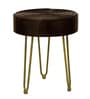 Ainianos Mango Wood Coffee Table Set In Walnut Finish