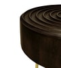 Ainianos Mango Wood Coffee Table Set In Walnut Finish
